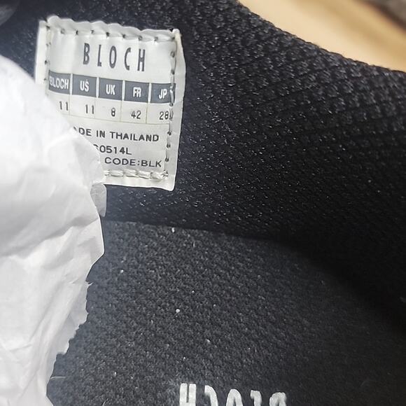 BLOCH WOMAN'S TRINITY BLACK LEATHER SPLIT SOLE DANCE SNEAKER NWOB🎶LETS DANCE🎶 - Picture 8 of 16